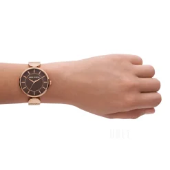 Brooke Brun/Roséguldstonat stål Ø38 mm