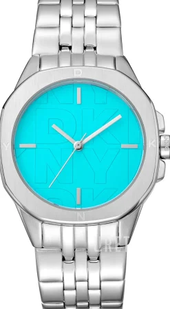 Brooklyn Midi Turkos/Stål Ø34 mm