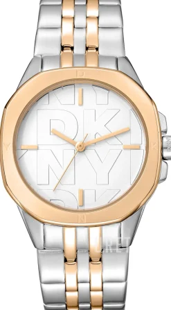 Brooklyn Midi Vit/Guldtonat stål Ø34 mm