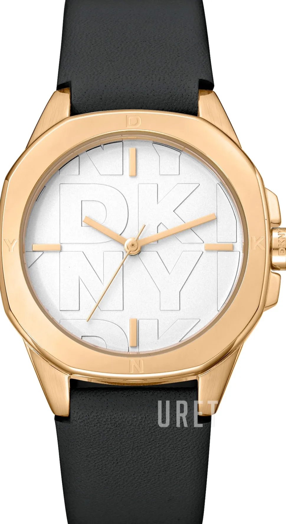 Brooklyn Midi Vit/Läder Ø34 mm