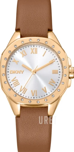 Brooklyn Mini Silverfärgad/Läder Ø30 mm