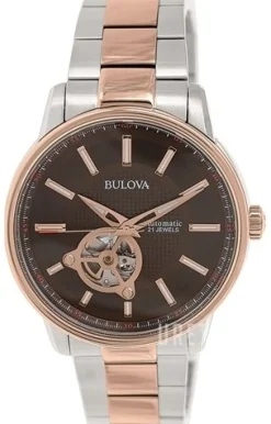 Brun/Roséguldstonat stål Ø45 mm