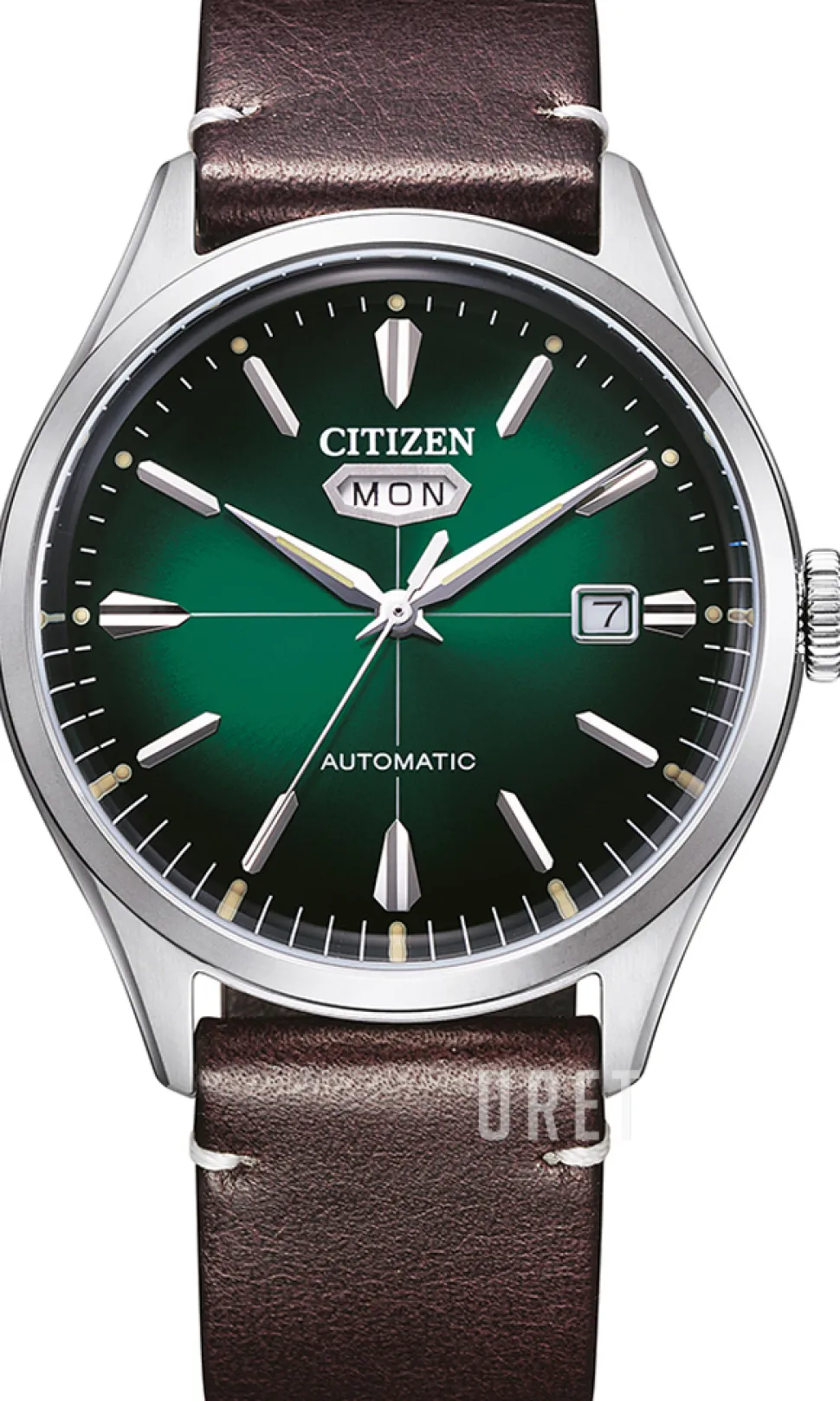 C7 Grön/Läder Ø40.2 mm