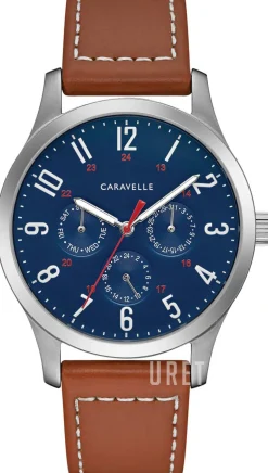 Caravelle Blå/Läder Ø40 mm