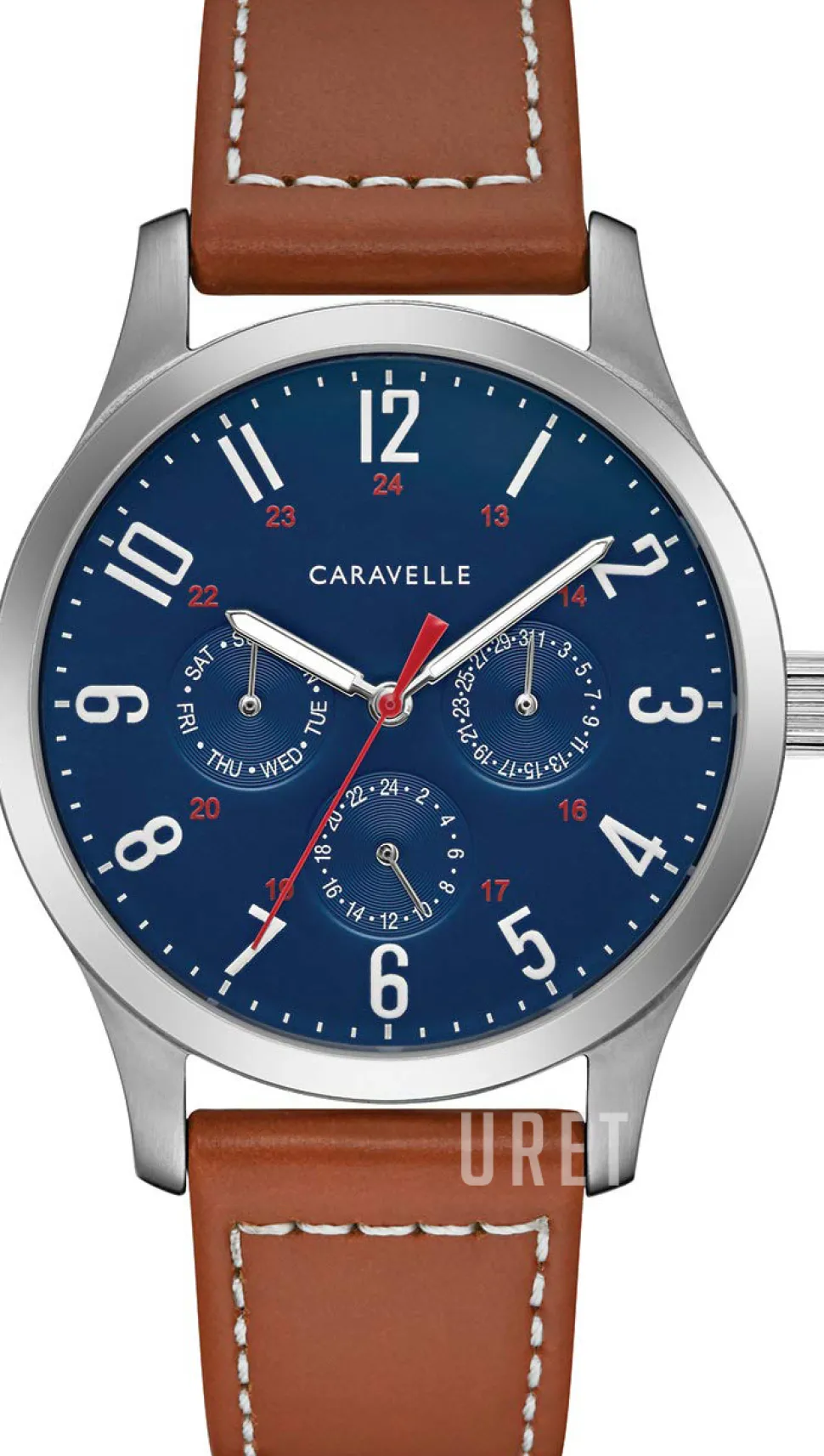 Caravelle Blå/Läder Ø40 mm