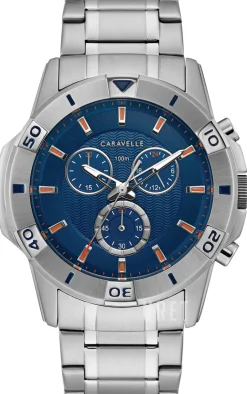 Caravelle Blå/Stål Ø48 mm