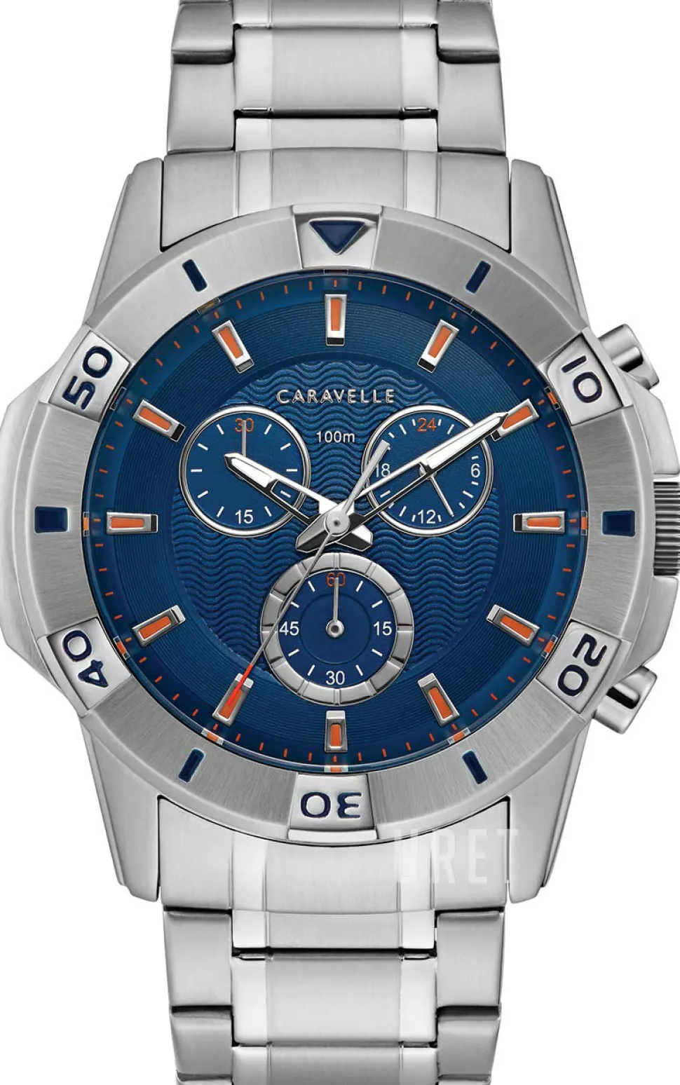 Caravelle Blå/Stål Ø48 mm