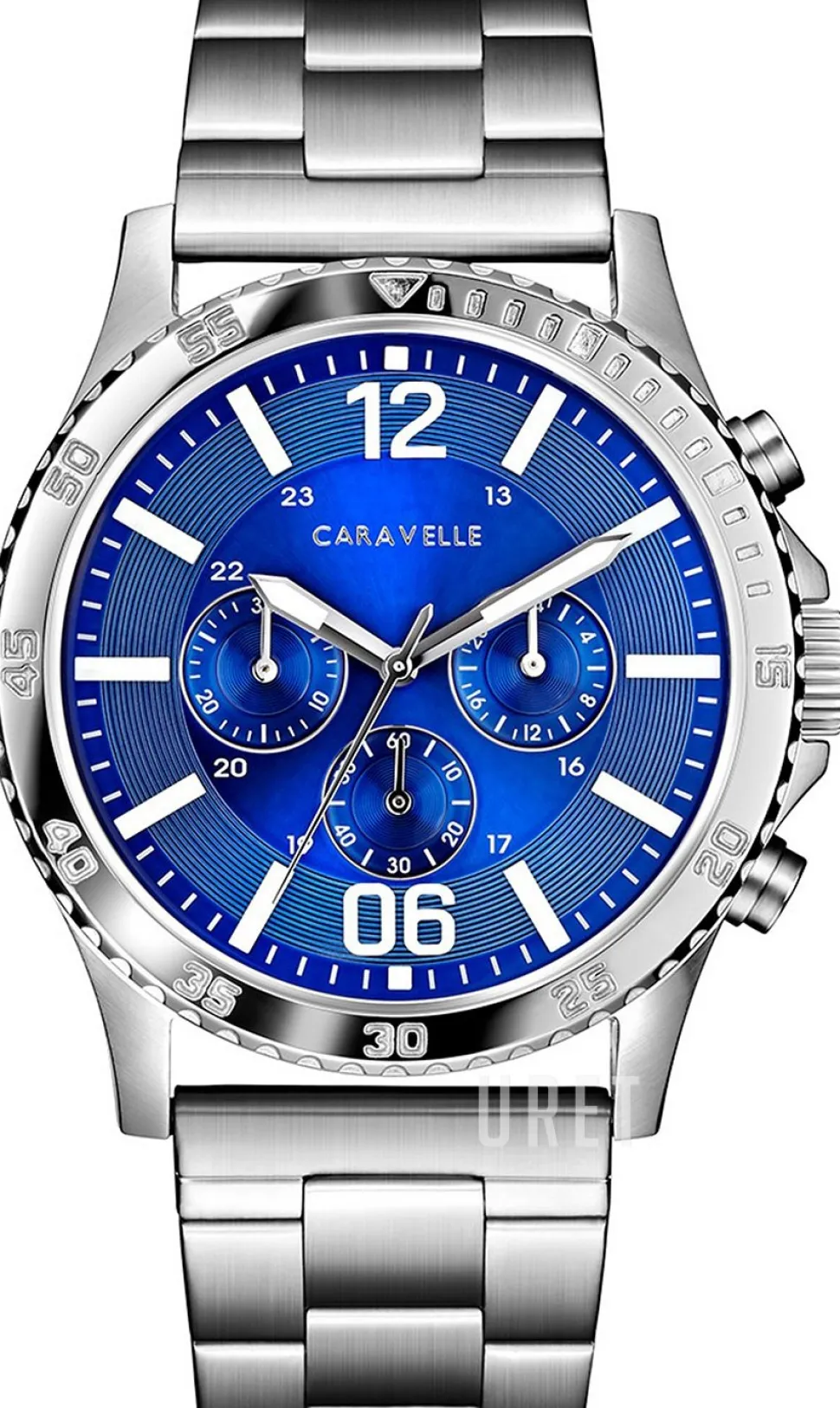 Caravelle Blå/Stål Ø44 mm