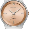 Caravelle Roséguldstonad/Roséguldstonat stål Ø30 mm