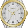 Caravelle Silverfärgad/Gulguldtonat stål Ø44 mm