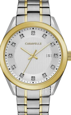Caravelle Silverfärgad/Gulguldtonat stål Ø44 mm
