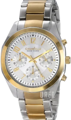 Caravelle Silverfärgad/Gulguldtonat stål Ø38 mm