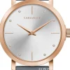 Caravelle Silverfärgad/Läder Ø36 mm