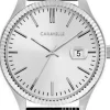 Caravelle Silverfärgad/Läder Ø41 mm