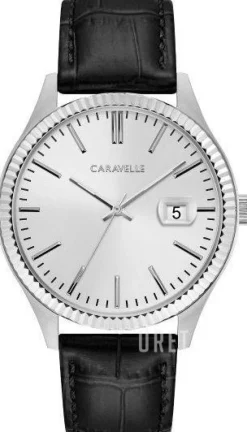Caravelle Silverfärgad/Läder Ø41 mm