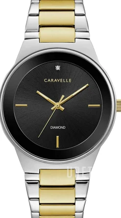 Caravelle Svart/Gulguldtonat stål Ø40 mm