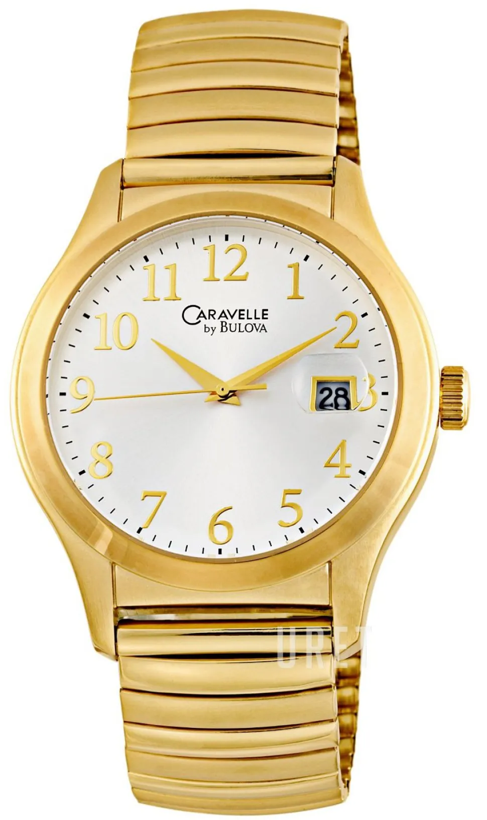 Caravelle Vit/Gulguldtonat stål Ø40 mm