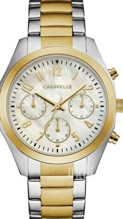 Caravelle Vit/Gulguldtonat stål Ø36 mm