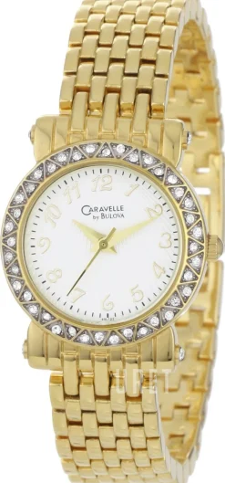 Caravelle Vit/Gulguldtonat stål Ø26.5 mm