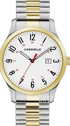 Caravelle Vit/Gulguldtonat stål Ø40 mm