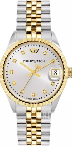 Caribe Vit/Gulguldtonat stål Ø42 mm