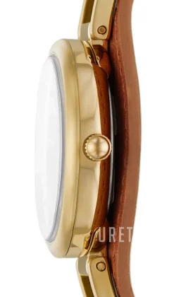 Carlie Mini Vit/Läder Ø28 mm