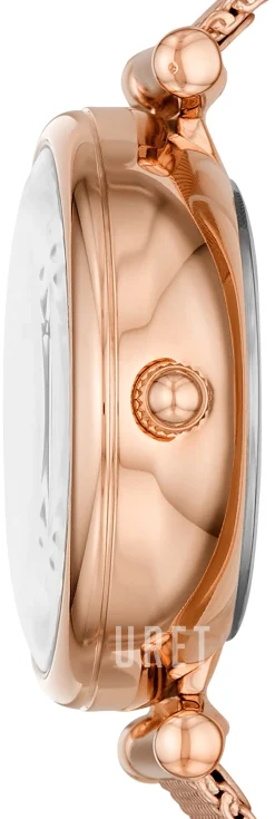 Carlie Mini Vit/Roséguldstonat stål Ø28 mm