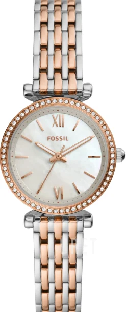 Carlie Mini Vit/Roséguldstonat stål Ø28 mm