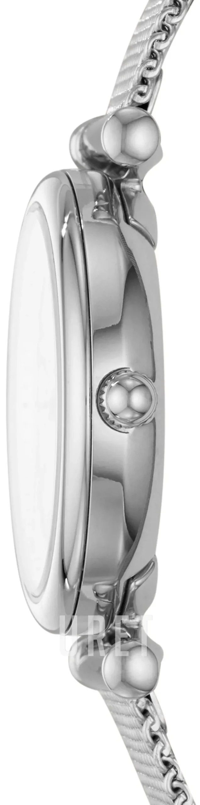 Carlie Mini Vit/Stål Ø28 mm