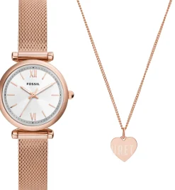 Carlie Silverfärgad/Roséguldstonat stål Ø28 mm