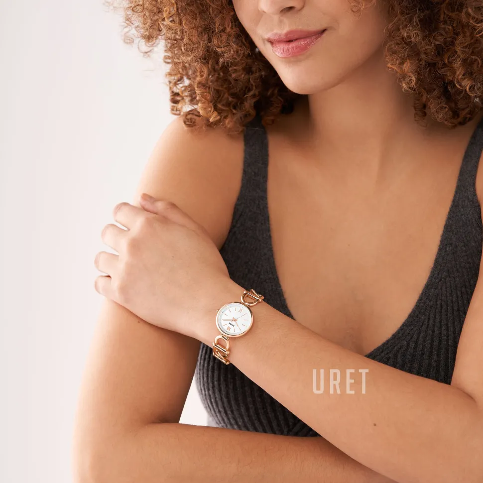 Carlie Vit/Roséguldstonat stål Ø30 mm