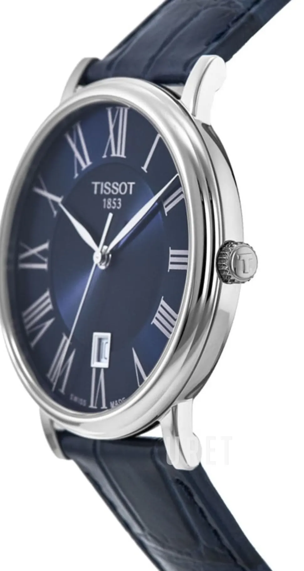 Carson Blå/Läder Ø40 mm