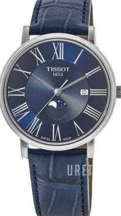 Carson Blå/Läder Ø40 mm