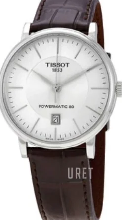 Carson Silverfärgad/Läder Ø40 mm