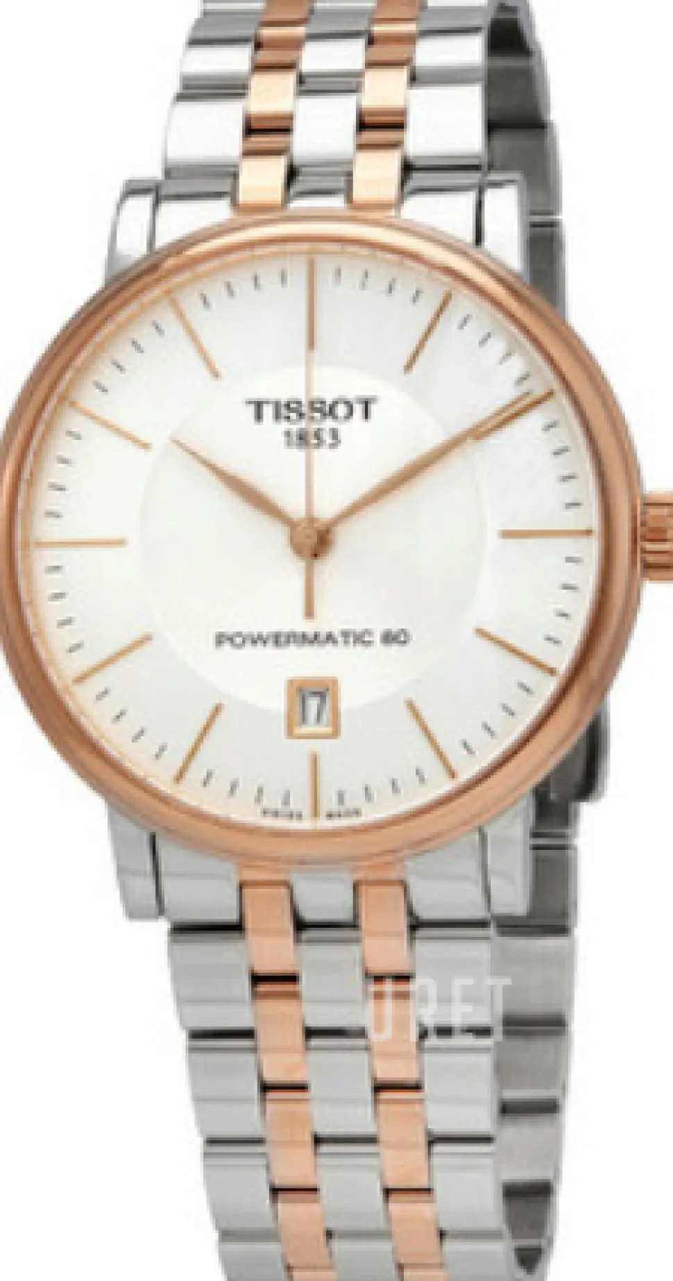 Carson Silverfärgad/Roséguldstonat stål Ø40 mm