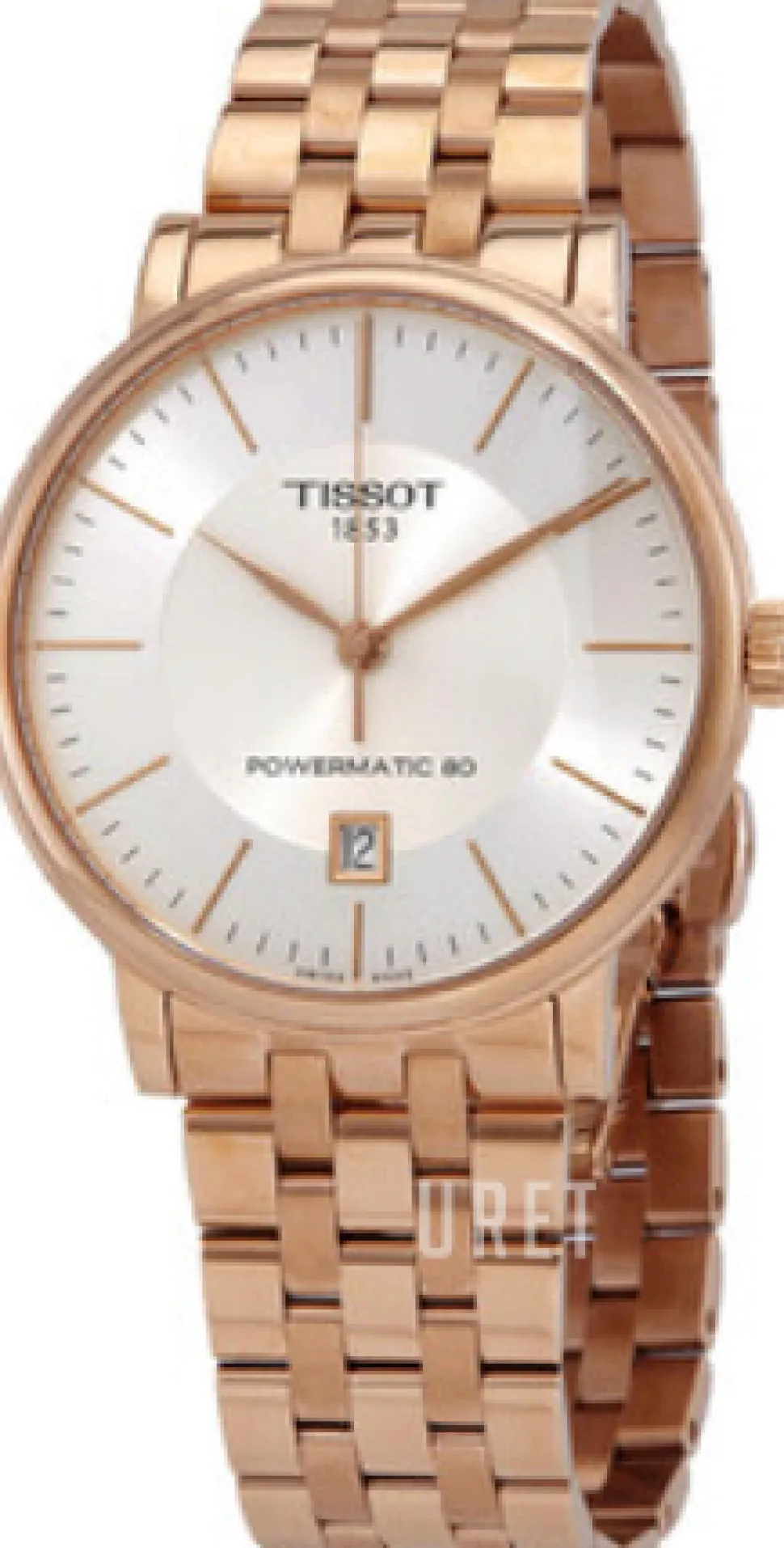 Carson Silverfärgad/Roséguldstonat stål Ø40 mm