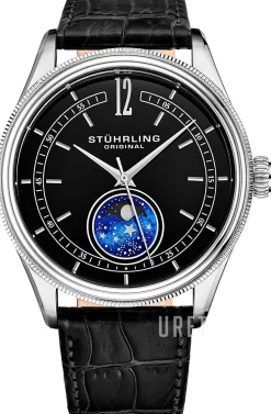 Celestia Svart/Läder Ø42 mm