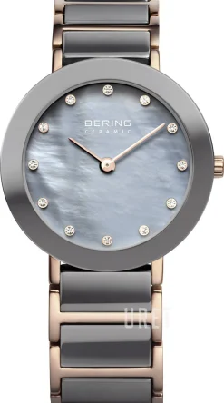 Ceramic Grå/Roséguldstonat stål Ø29 mm