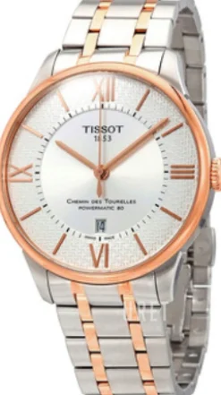 Chemin Des Tourelles Silverfärgad/Roséguldstonat stål Ø42 mm