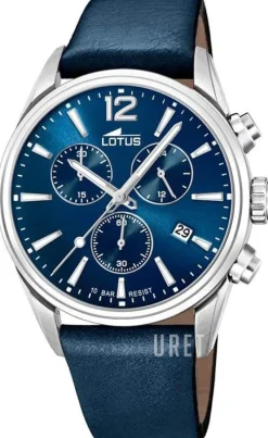 Chrono Blå/Läder Ø42 mm