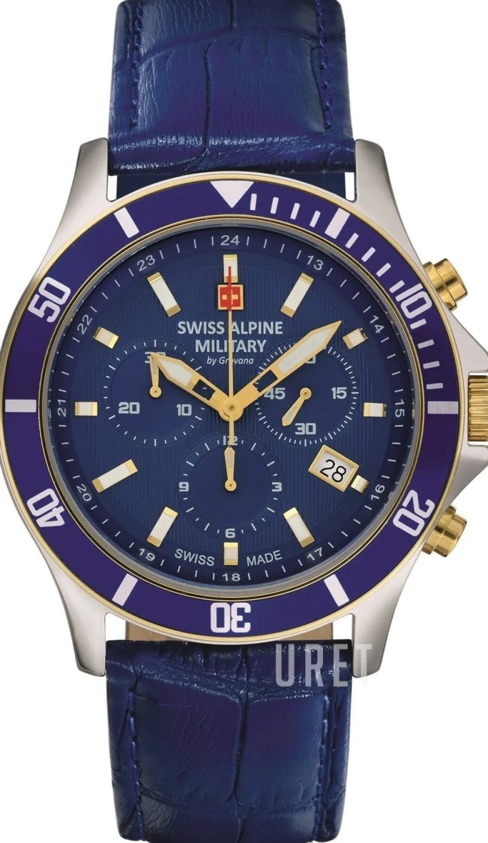 Chrono Blå/Läder Ø42 mm