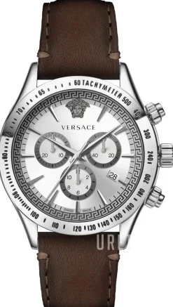 Chrono Classic Silverfärgad/Läder Ø44 mm