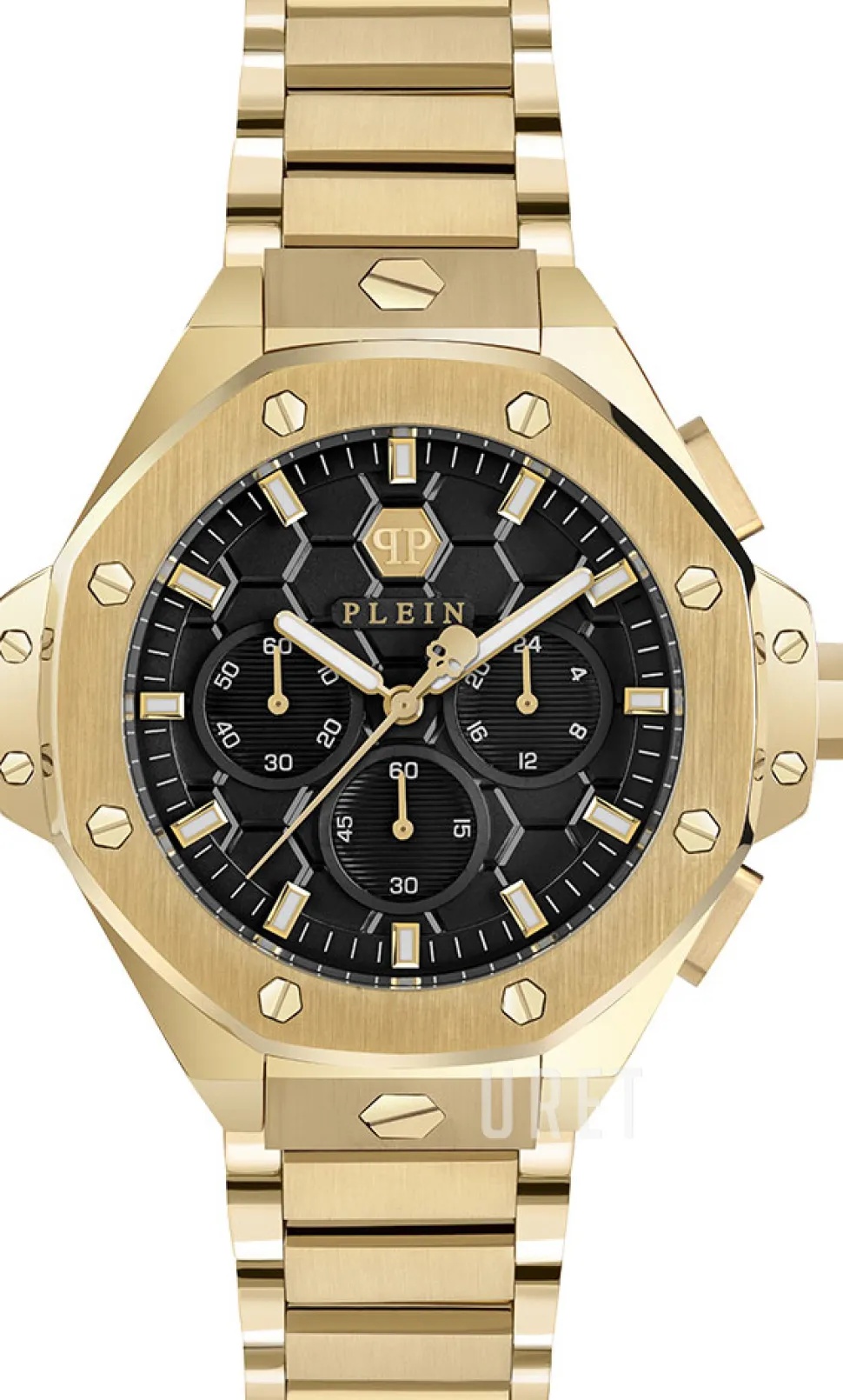 Chrono Royal Svart/Gulguldtonat stål Ø42 mm