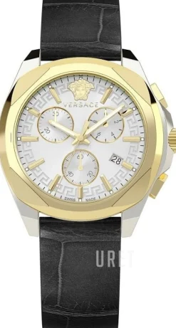 Chrono Silverfärgad/Läder Ø40 mm