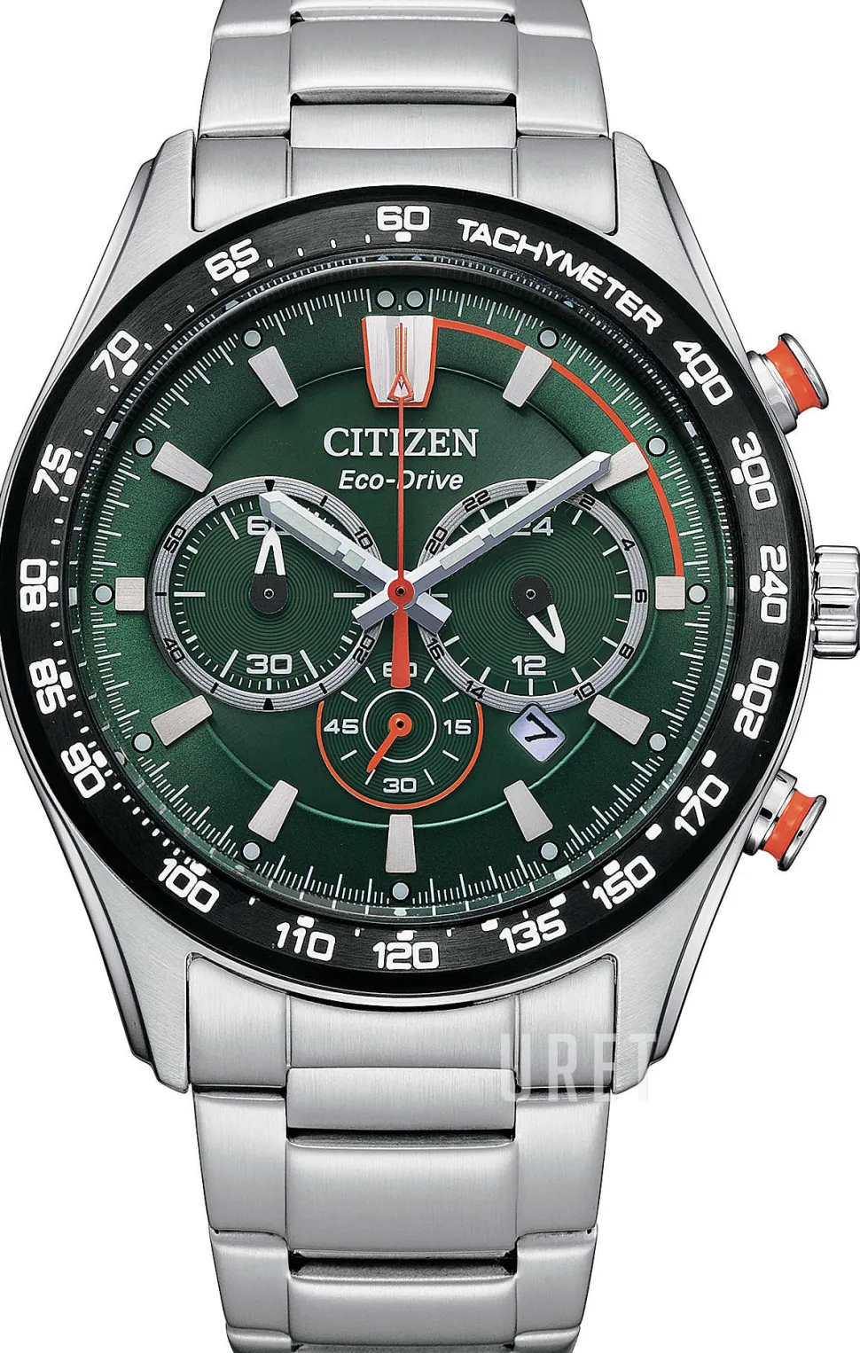 Chrono Sport Grön/Stål Ø43 mm