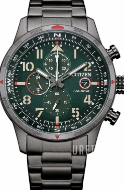 Chrono Sport Grön/Stål Ø43 mm