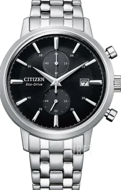 Chrono Svart/Stål Ø42 mm