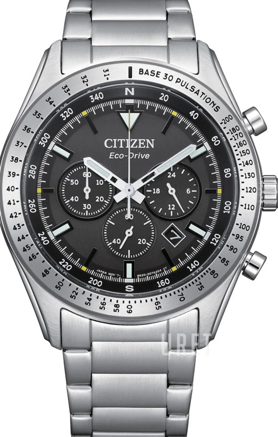 Chrono Svart/Stål Ø44 mm