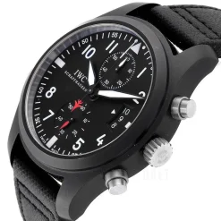 Chronograph TOP GUN Svart/Textil Ø46 mm