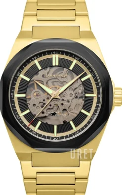 Clark Svart/Gulguldtonat stål Ø44 mm